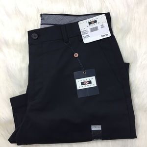 NWT Joseph Abboud Black Cotton Trousers Size 32x32